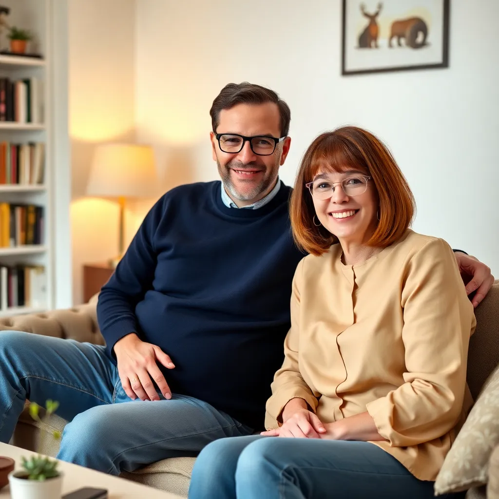 Vader bestudeert toeslagen op overheidswebsite terwijl moeder notities maakt